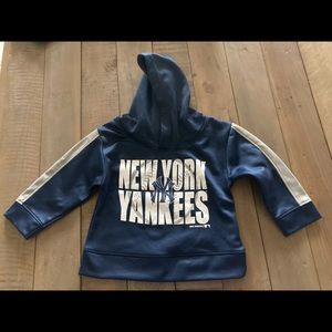 NBL 2T NY Yankees Navy Hooded Sweatshirt